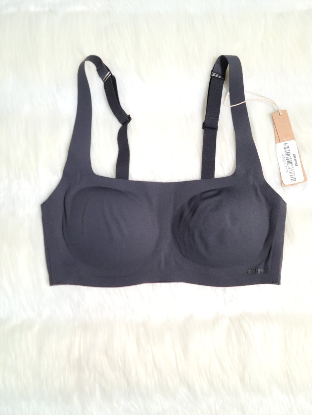SKIMS Naked Scoop Bra Onyx Women XS NEW